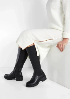 Damen bonprix Stiefel|Schuhe & Accessoires In Spezialgrößen·Elastischer Schaft|Stiefel