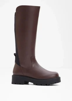 Damen bonprix Schuhe & Accessoires In Spezialgrößen·Elastischer Schaft|Stiefel|Stiefel