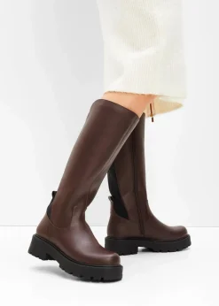 Damen bonprix Schuhe & Accessoires In Spezialgrößen·Elastischer Schaft|Stiefel|Stiefel