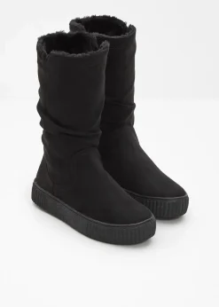 Outlet Stiefel Damen Gefütterte Winterschuhe|Stiefel