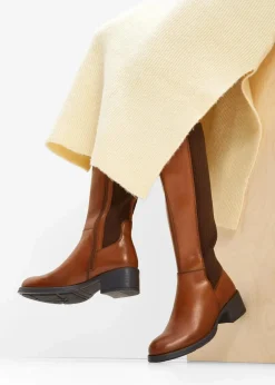 Damen bonprix Gefütterte Winterschuhe|Stiefel|Stiefel aus Leder