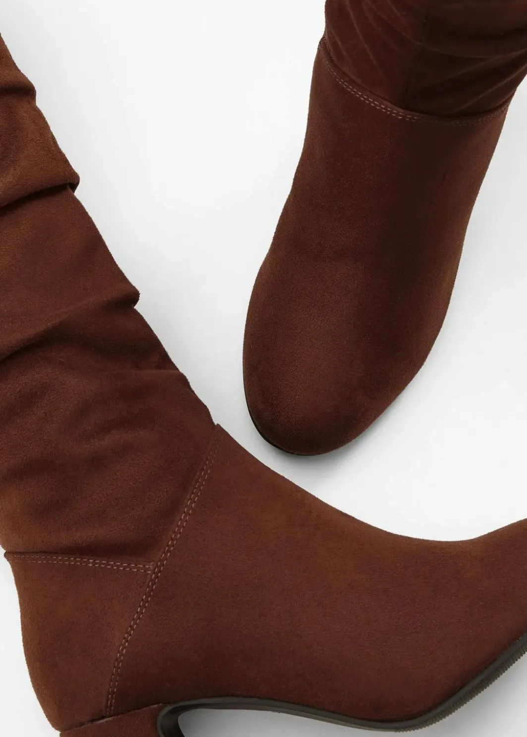 Damen bonprix Stiefel|Stiefel mit Raffung
