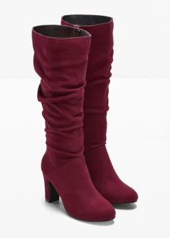Online Stiefel mit Raffung Damen Stiefel
