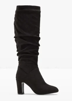 Online Stiefel mit Raffung Damen Stiefel