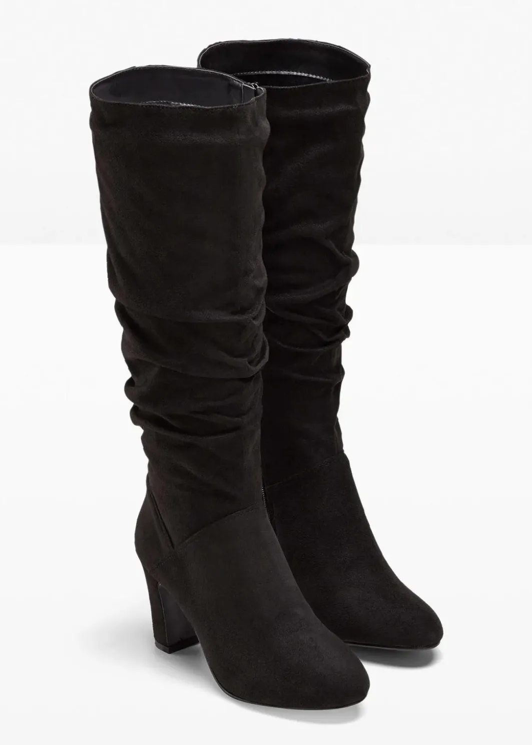 Online Stiefel mit Raffung Damen Stiefel