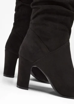 Online Stiefel mit Raffung Damen Stiefel