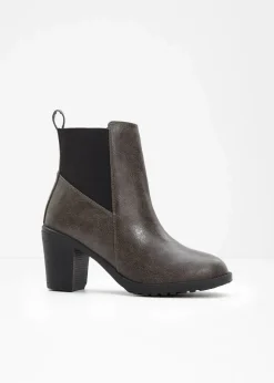 Damen bonprix Schuhe & Accessoires In Spezialgrößen·Elastischer Schaft|Stiefeletten|Stiefeletten