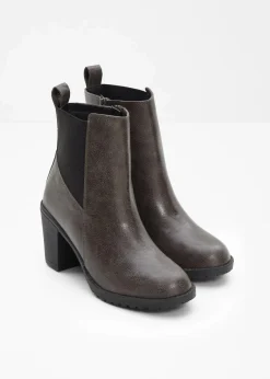 Damen bonprix Schuhe & Accessoires In Spezialgrößen·Elastischer Schaft|Stiefeletten|Stiefeletten