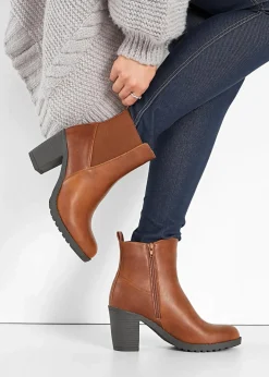 Damen bonprix Stiefeletten|Schuhe & Accessoires In Spezialgrößen·Elastischer Schaft|Stiefeletten