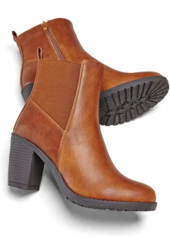 Damen bonprix Stiefeletten|Schuhe & Accessoires In Spezialgrößen·Elastischer Schaft|Stiefeletten