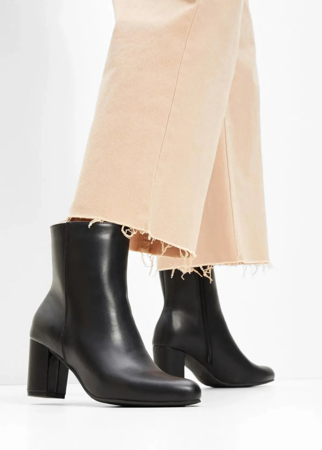 Sale Stiefeletten mit Blockabsatz Damen Stiefeletten