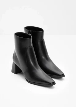 Clearance Stiefeletten mit Blockabsatz Damen Stiefeletten