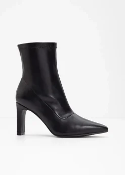 Damen bonprix Stiefeletten|Schuhe & Accessoires In Spezialgrößen·Elastischer Schaft|Stiefeletten mit hohem Absatz