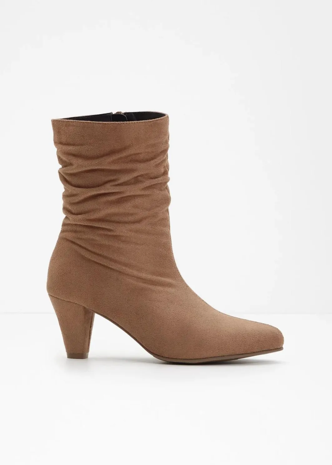 Damen bonprix Stiefeletten|Stiefeletten mit Raffung