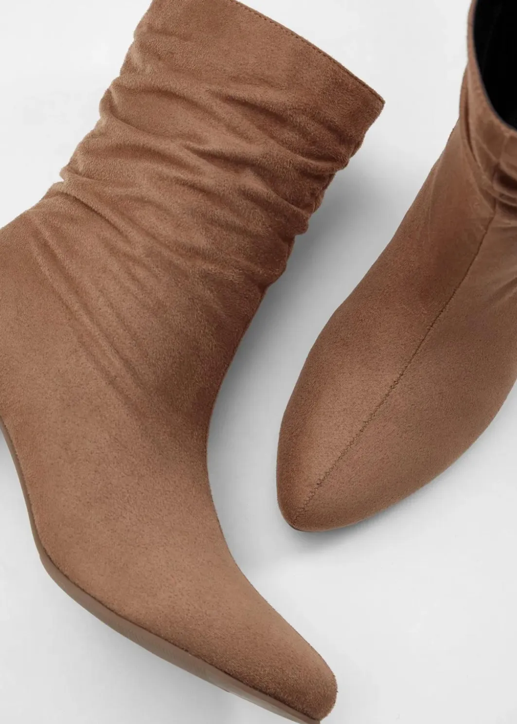 Damen bonprix Stiefeletten|Stiefeletten mit Raffung