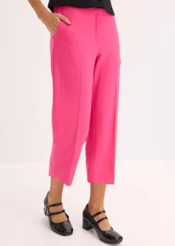 Damen bonprix Hosen|3/4-Stifthose mit Schlitz