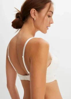 Damen bonprix Große Cups D-H|Umstandsmode|Still BH ohne Bügel mit Bio-Baumwolle (2er Pack)