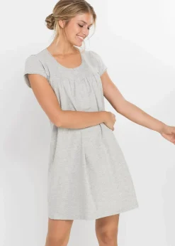 Damen bonprix Umstandsmode|Nachhaltigere Materialien|Still-Nachthemd mit Bio-Baumwolle