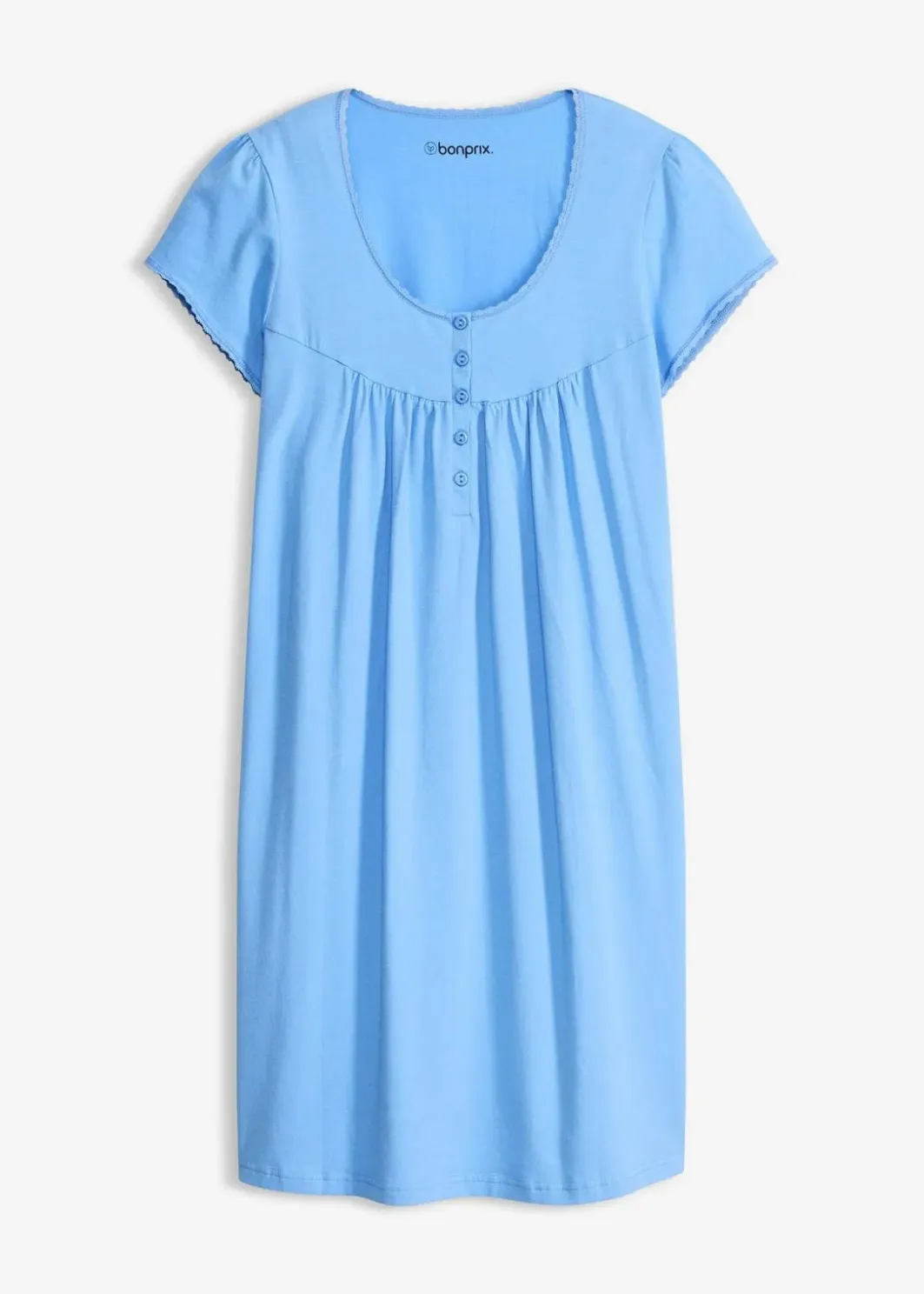 Damen bonprix Wäsche·Basics|Wäsche·Still- & Umstandswäsche|Still-Nachthemd mit Bio-Baumwolle