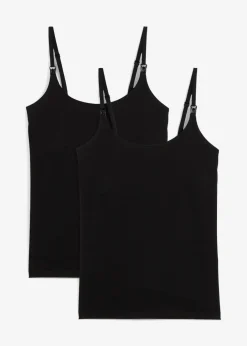 Outlet Stilltops aus Bio-Baumwolle (2er Pack) Damen Bekleidung·Blazer|Umstandsmode