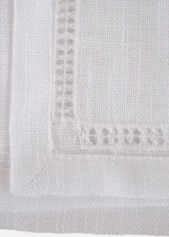 Sale Stoffservietten mit Lochstickerei (2er Pack) Geschirr & Servieren|Weihnachtsdeko & -Textilien·Tischdekoration