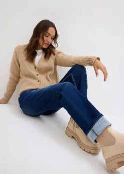 Discount Straight Jeans High Waist, Thermo Damen Jeans|Bekleidung·Shirts & Tops