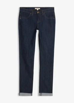 Best Straight Jeans Mid Waist, Stretch Damen Jeans|Kurzgrößen