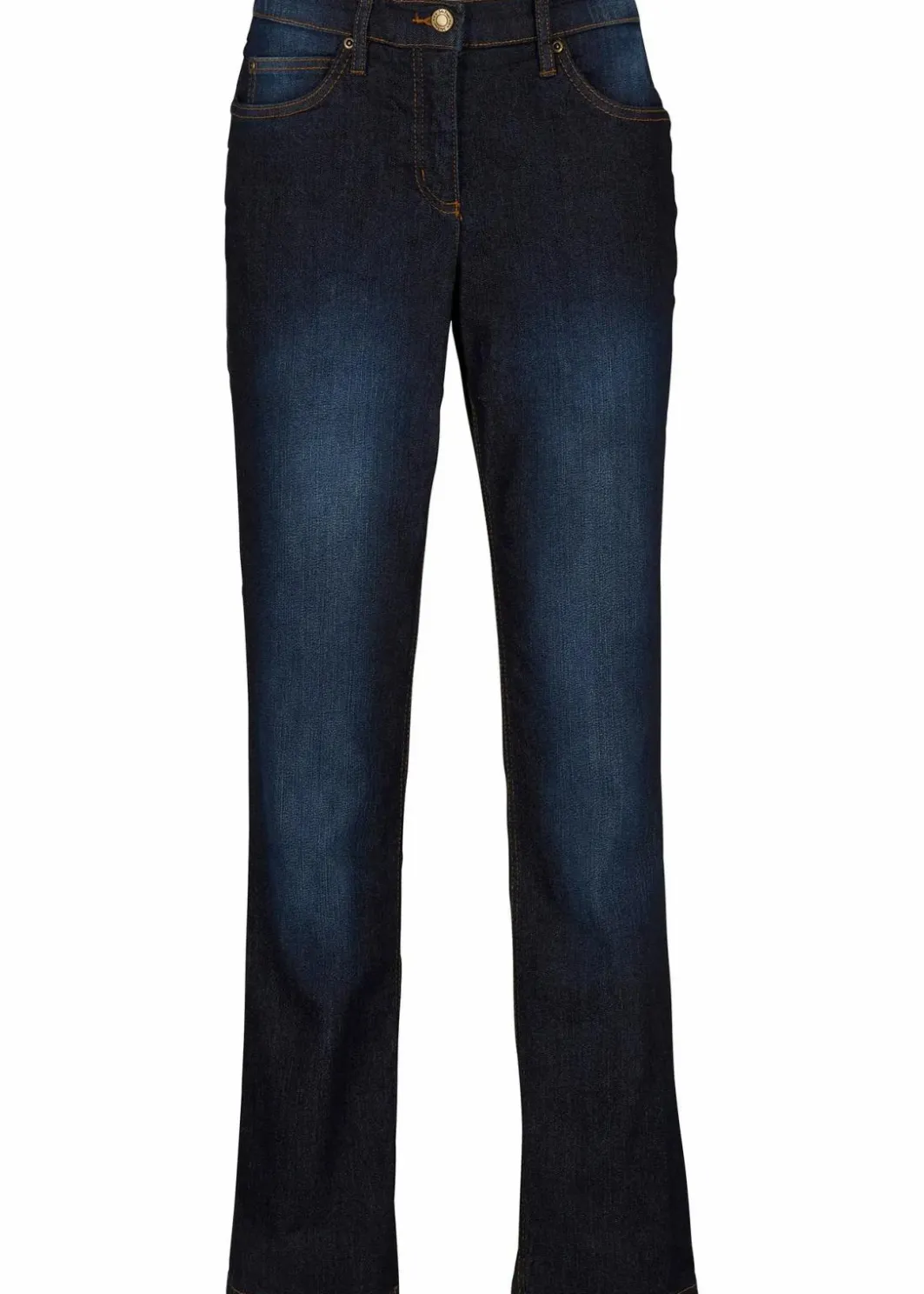 Straight Jeans Mid Waist, Stretch Damen Jeans|Kurzgrößen