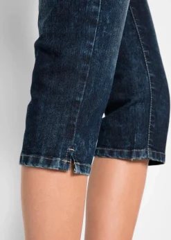 Damen bonprix Bekleidung·Shirts & Tops|Jeans|Straight Jeans, Mid Waist, Stretch