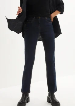 Discount Straight Jeans Mid Waist, Stretch Damen Kurzgrößen|Bekleidung·Shirts & Tops