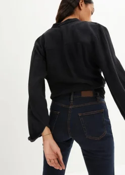 Discount Straight Jeans Mid Waist, Stretch Damen Kurzgrößen|Bekleidung·Shirts & Tops