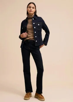 Discount Straight Jeans Mid Waist, Stretch Damen Kurzgrößen|Bekleidung·Shirts & Tops