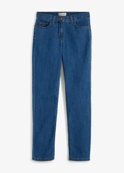 Best Straight Jeans Mid Waist, Stretch Damen Jeans|Kurzgrößen