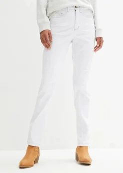 Discount Straight Jeans Mid Waist, Stretch Damen Jeans|Kurzgrößen