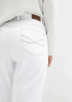 Discount Straight Jeans Mid Waist, Stretch Damen Jeans|Kurzgrößen
