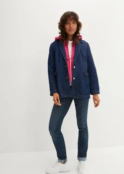 Straight Jeans Mid Waist, Stretch Damen Jeans|Kurzgrößen