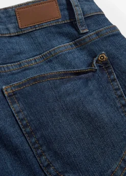 Straight Jeans Mid Waist, Stretch Damen Jeans|Kurzgrößen