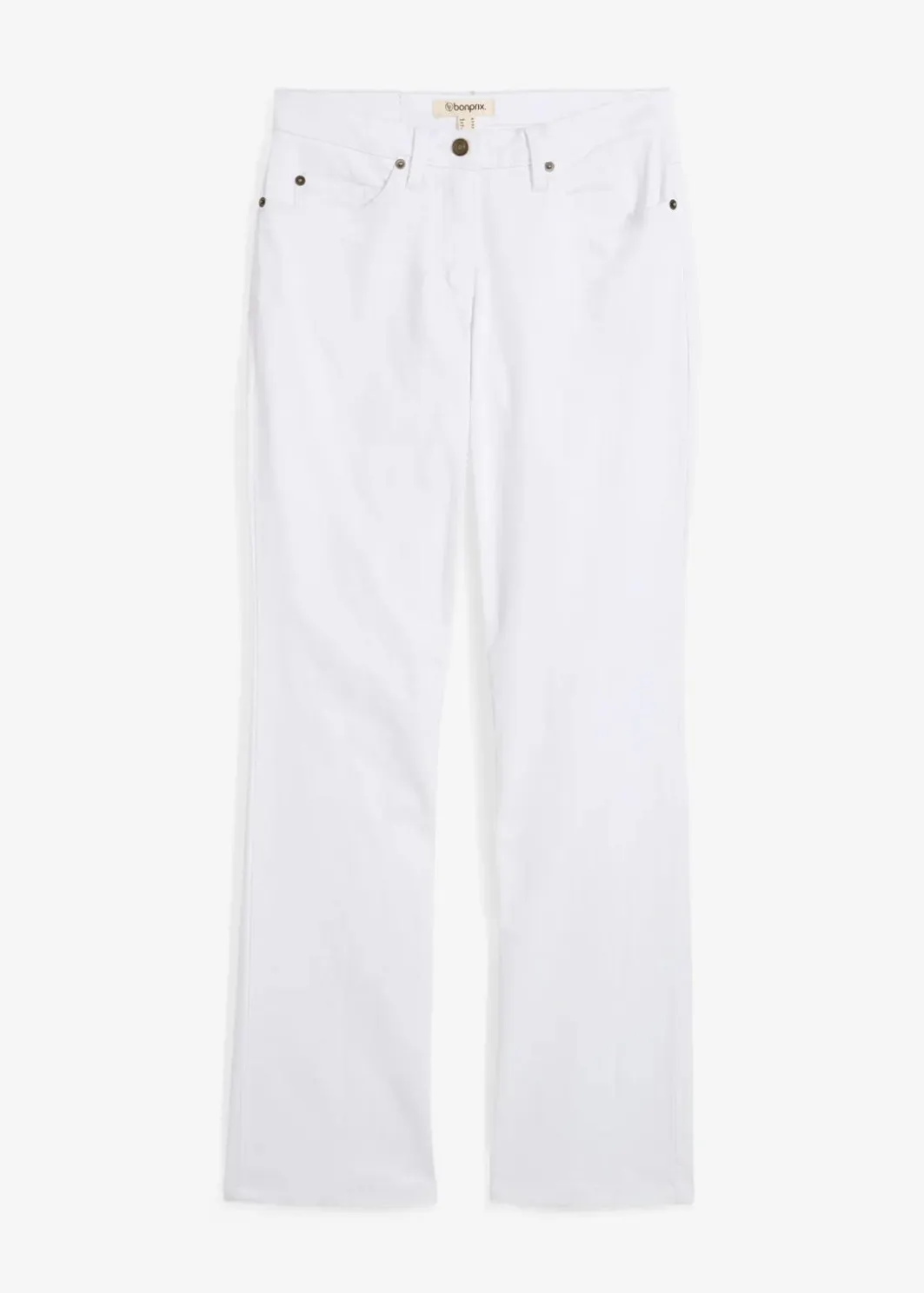 New Straight Jeans Mid Waist, Stretch Damen Kurzgrößen|Jeans
