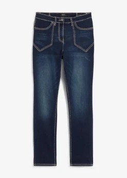 Discount Straight-Jeans High Waist, Stretch Damen Bekleidung·Shirts & Tops|Jeans