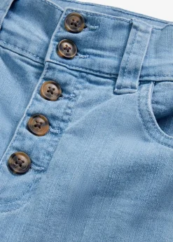 Damen bonprix Jeans|Bekleidung·Shirts & Tops|Straight-Jeans High Waist, Stretch