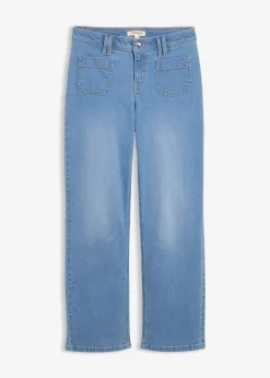 Clearance Straight-Jeans Mid Waist Damen Bekleidung·Shirts & Tops|Jeans