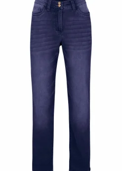 Online Straight-Jeans Mid Waist, Thermo mit Bequembund Damen Jeans|Thermobekleidung