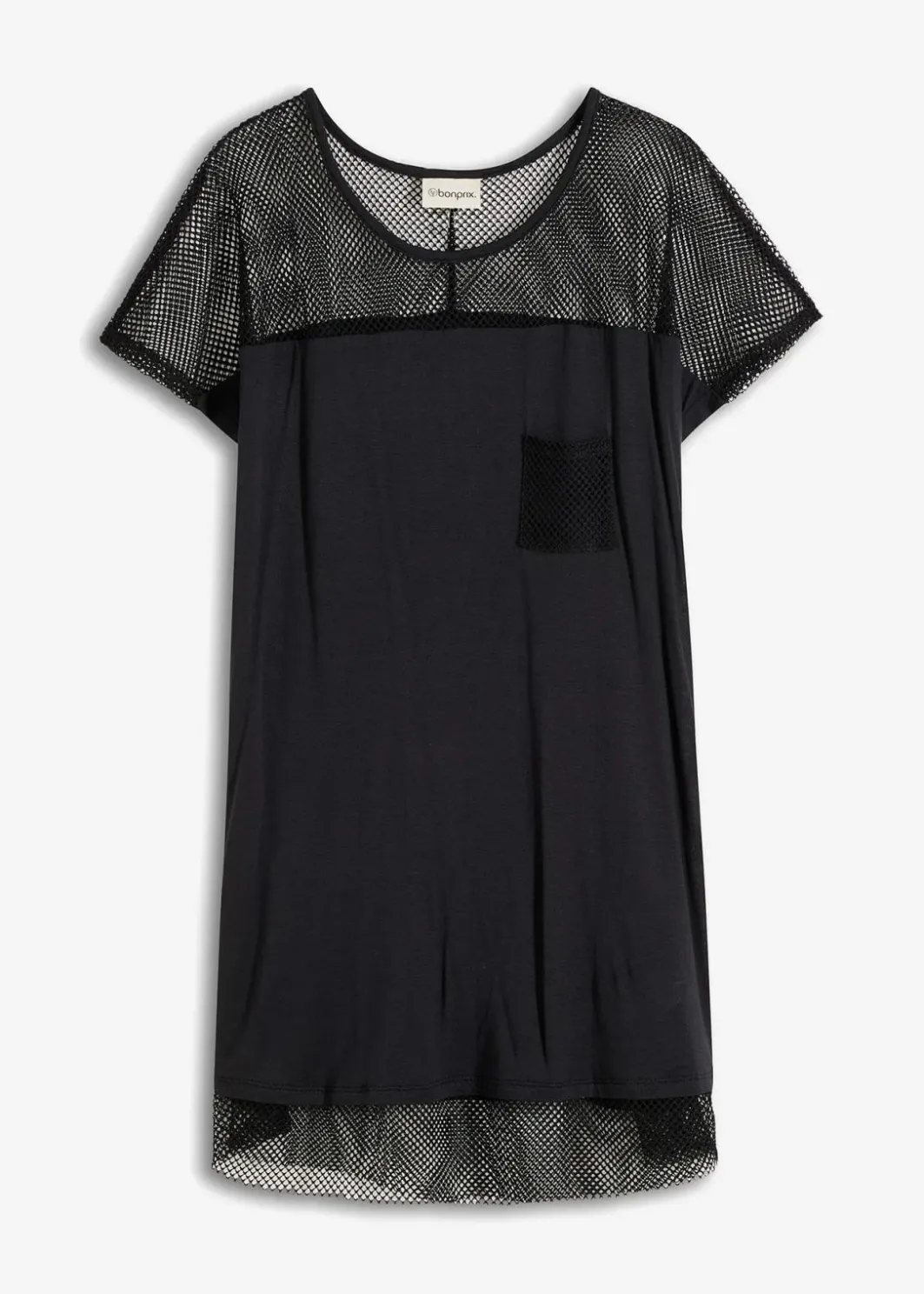 Damen bonprix Strandmode|Bademode·Strandmode|Strand Longshirt aus fließender Viskose