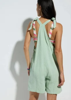 New Strandjumpsuit aus luftigem Musselin Damen Strandmode|Bademode·Strandmode
