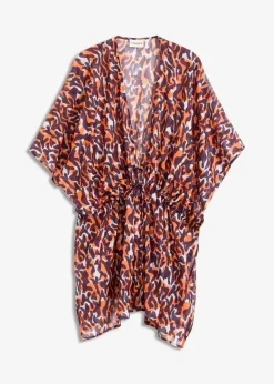 Damen bonprix Strandmode|Bademode·Strandmode|Strandkimono mit Bindedetail