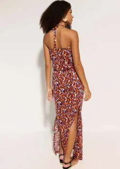 Clearance Strandkleid aus fließender Viskose Damen Strandmode|Bademode·Strandmode
