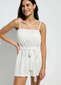 Damen bonprix Strandmode|Bademode·Strandmode|Strandoverall aus Crochet