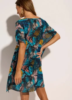 Discount Strandtunika aus leichtem Chiffon Damen Strandmode|Bademode·Strandmode