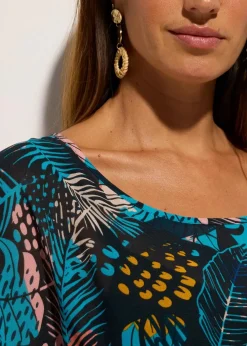 Discount Strandtunika aus leichtem Chiffon Damen Strandmode|Bademode·Strandmode