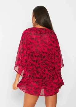 Damen bonprix Strandmode|Bademode·Strandmode|Strandtunika aus leichtem Chiffon